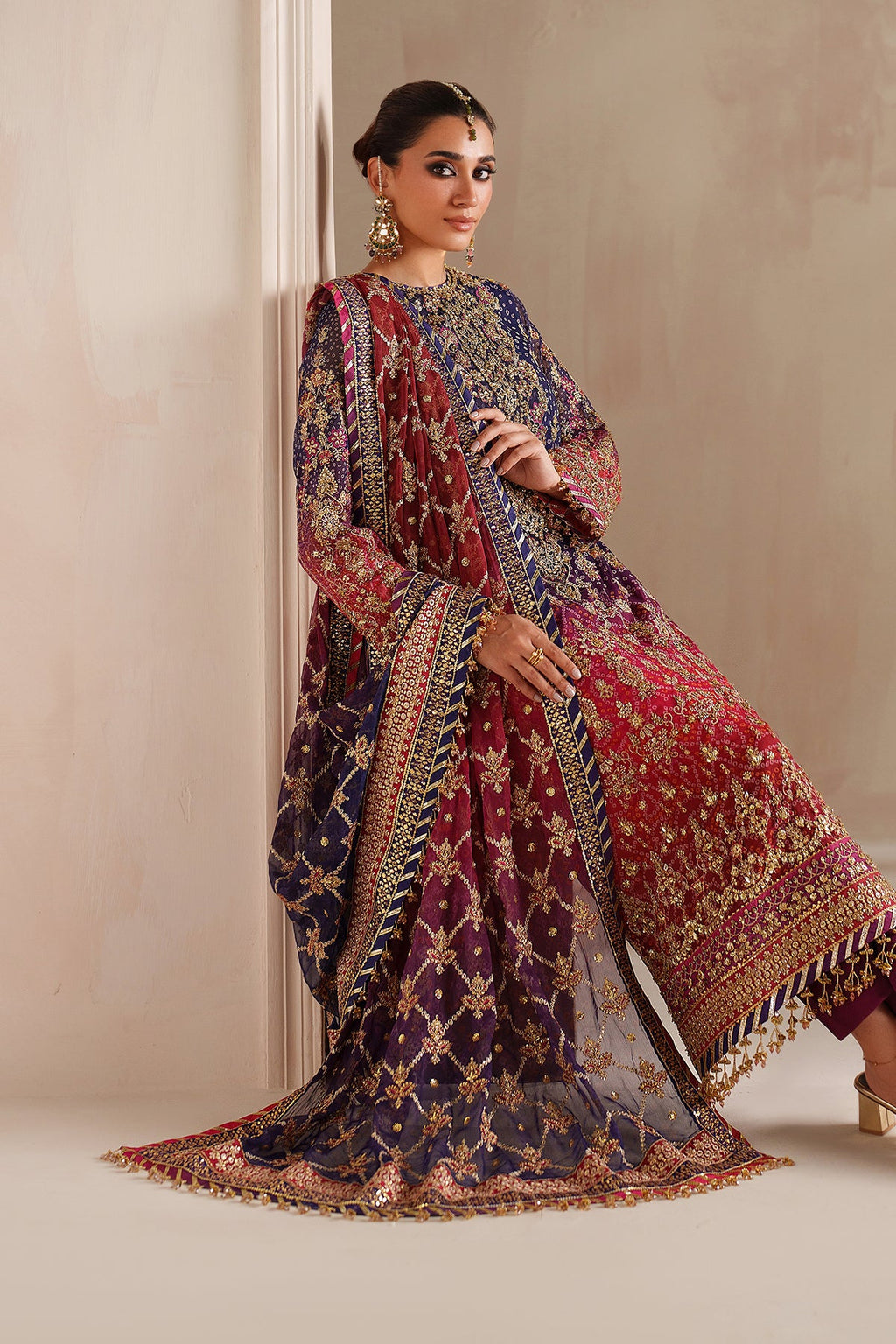 Baroque | EMBROIDERED CHIFFON | UF-4369