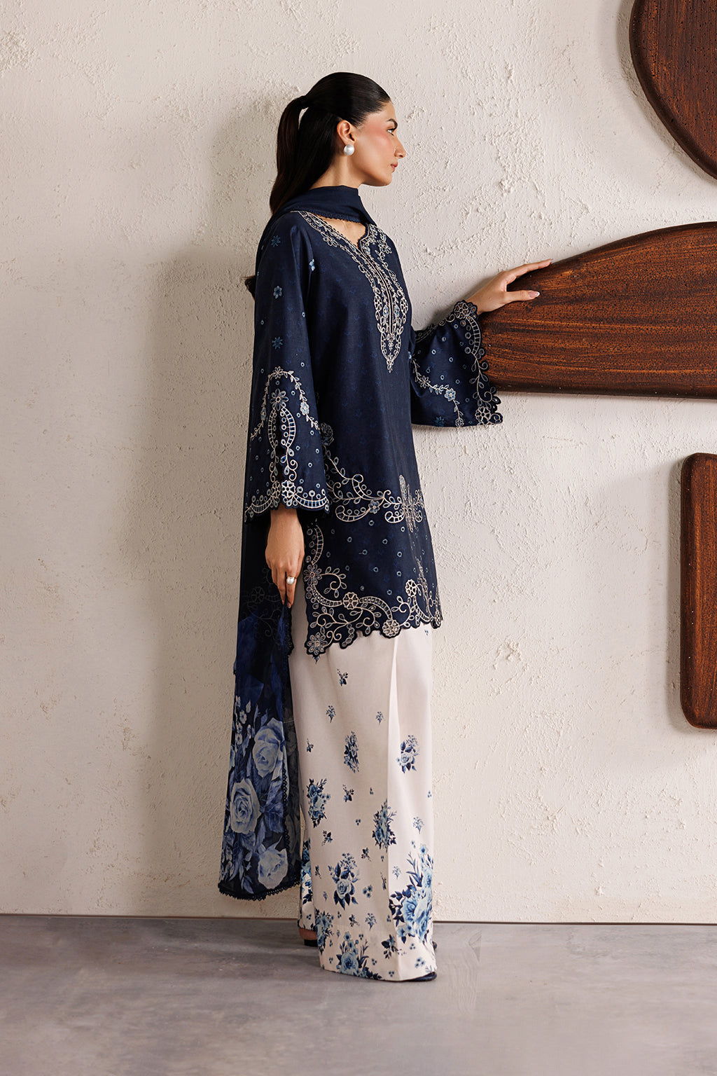 Iznik | Festive Embroidered Lawn | IBE-02