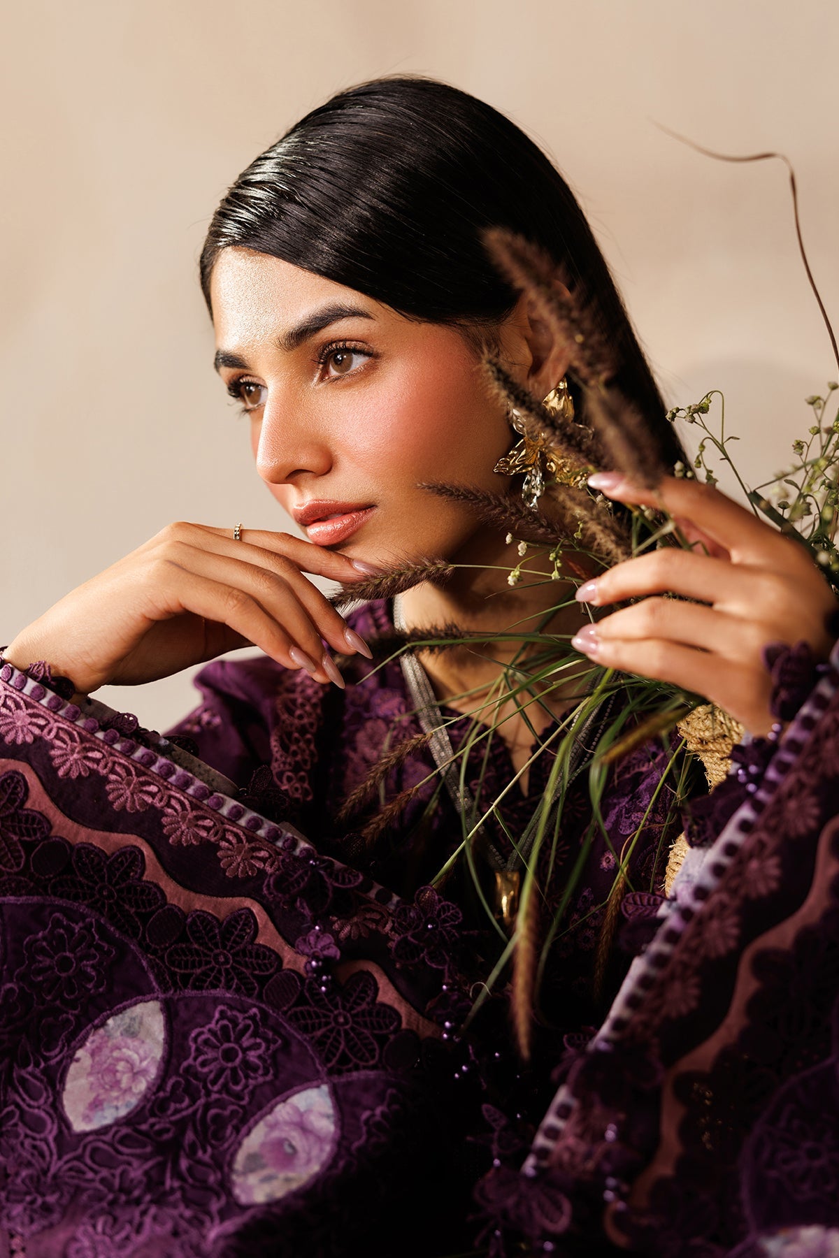 BAROQUE| EMBROIDERED LAWN | EL26-D02