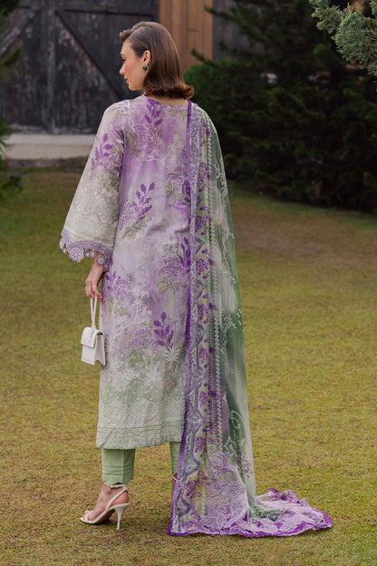NUREH | GARDENIA - EMBROIDRED & PRINTED LAWN DORIA | NSG-211