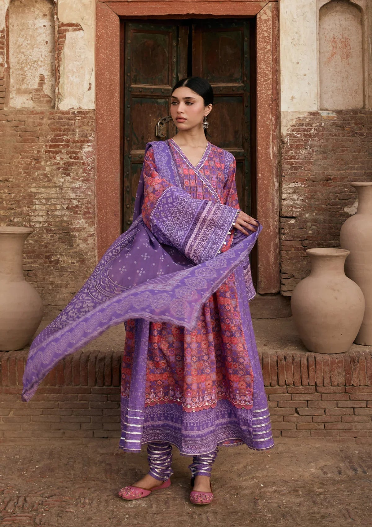 Kahf | Aangan Prints Chiffon '26 | Zarmeena