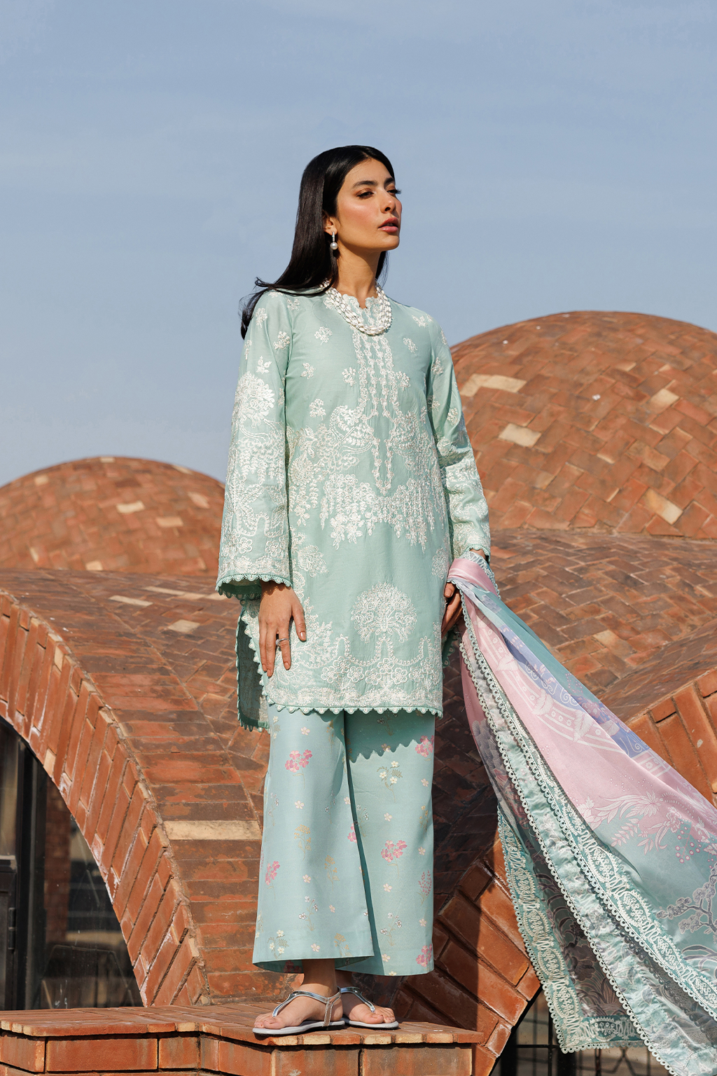 Emaan Adeel |  Mirabelle festive luxury lawn | Isolde