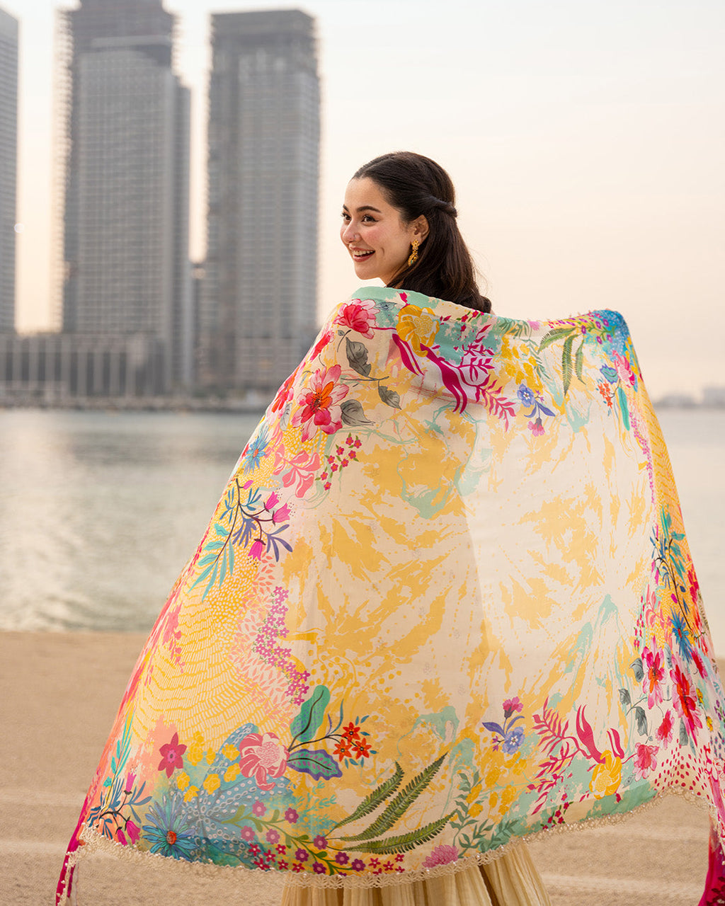 Faiza Saqlain | Aya Luxury Lawn '26 | Merjem