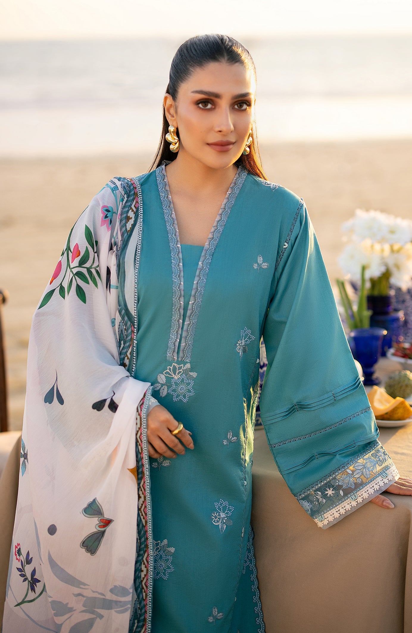 Seran | Afsanah - Unstitched Lawn | Meira