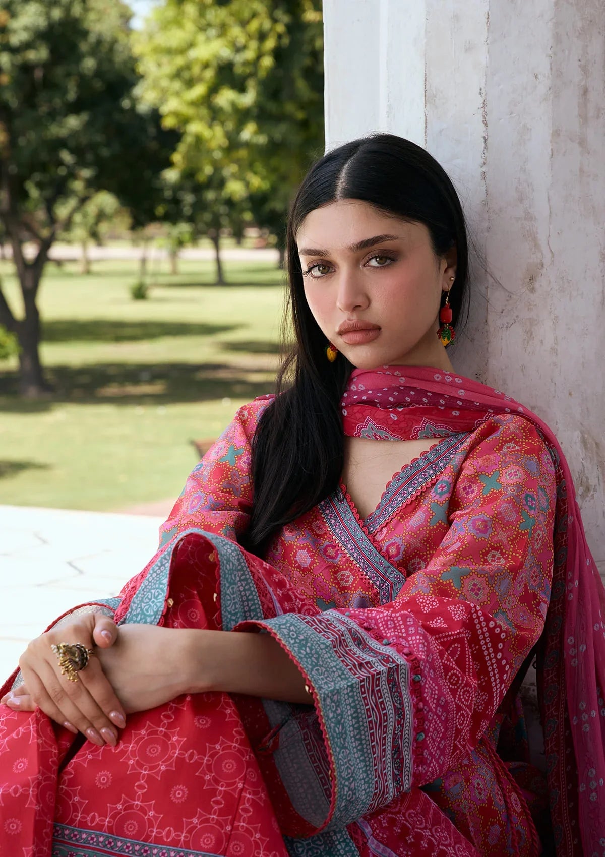 Kahf | Aangan Prints Chiffon '26 | Tabeer