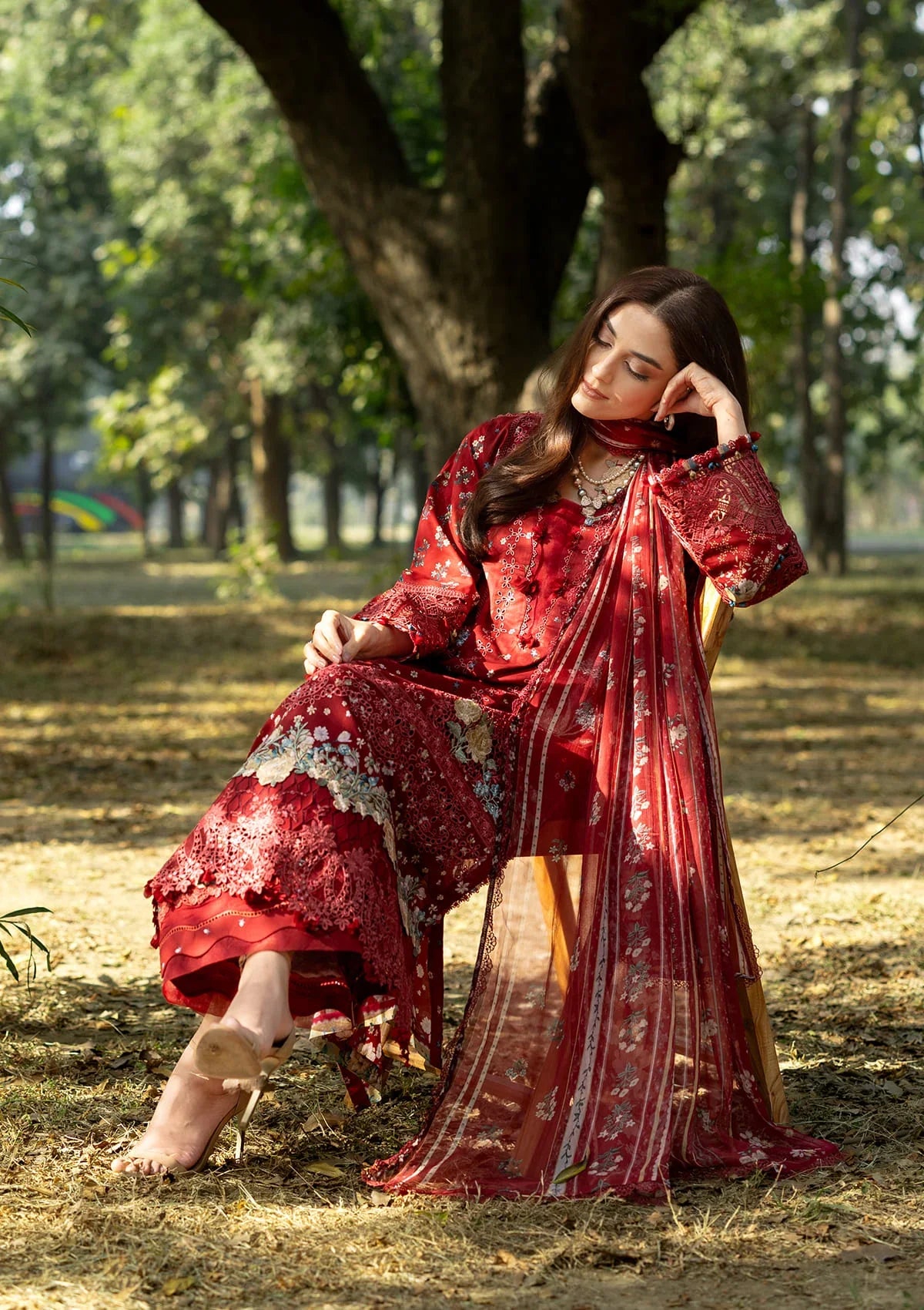 Elaf | Chikankari Prints 26 | Marjaan
