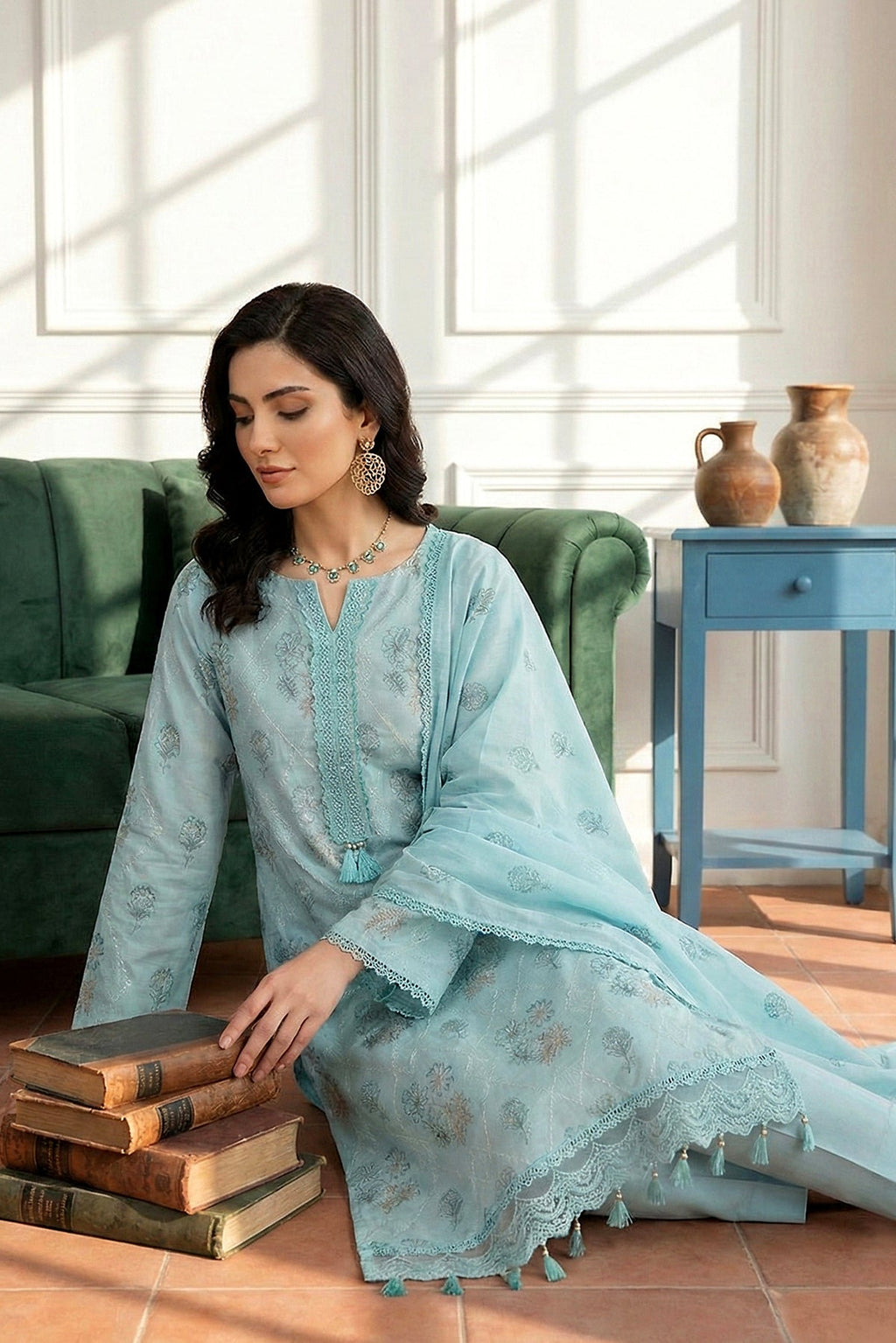 Noor-e-Fajar | Ayra Luxury Lawn | NF-1537
