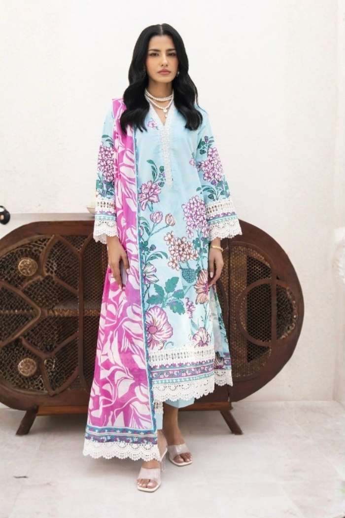 Yakin by Asifa | 3 Pc Unstitched | YBA-05