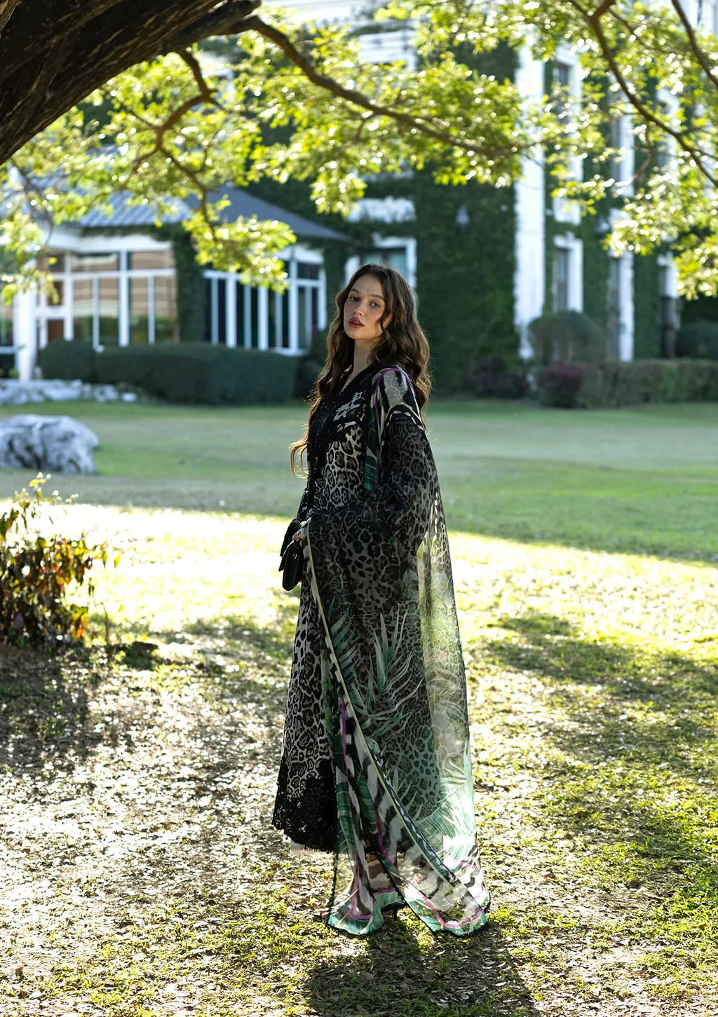 Elaf | Signature Embroidered Printed Lawn | Belladurne
