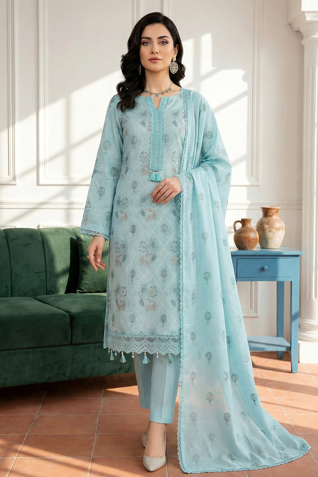 Noor-e-Fajar | Ayra Luxury Lawn | NF-1537