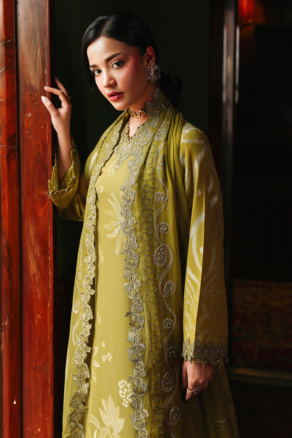 Nureh | Maya Embroidered Jacquared | NJ-107