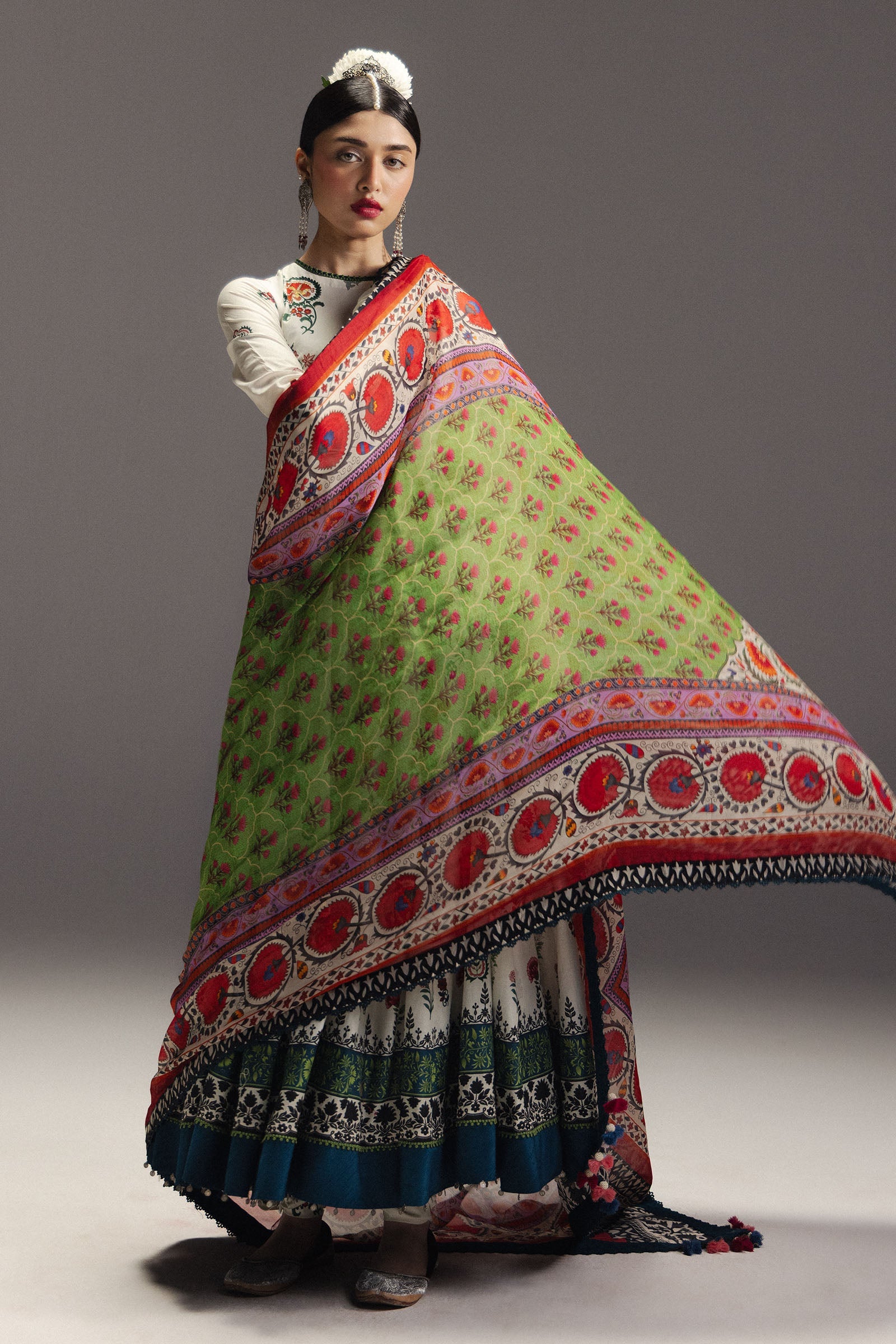 Zara Shahjahan | Anarkali Lawn 26 | Mehruba-D10