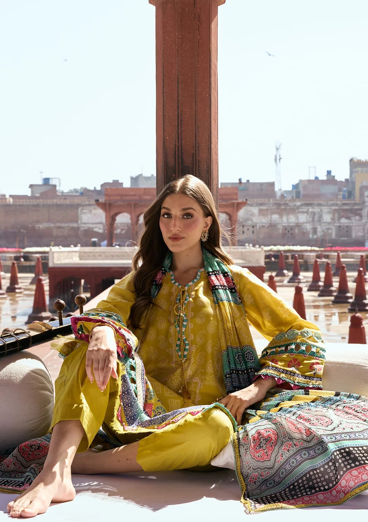 Kahf | Aangan Prints Chiffon '26 | Zarafshan