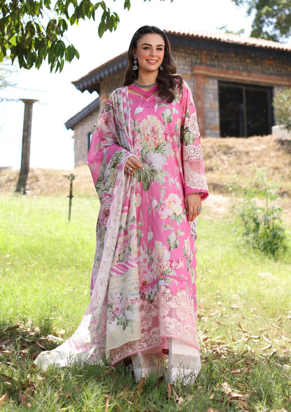 Elaf | Printkari Lawn | PINK MUSE