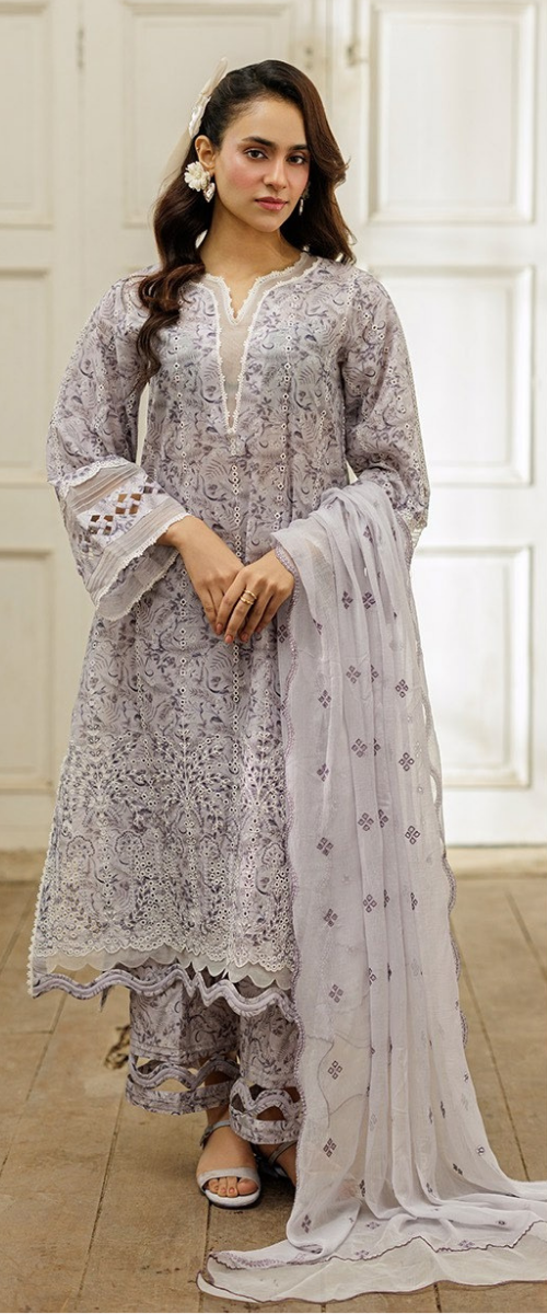 Zellbury | Chikankari Unstitsched | 4030
