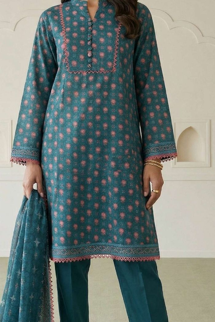 Zellbury | 3 Pcs Printed Lawn | 003