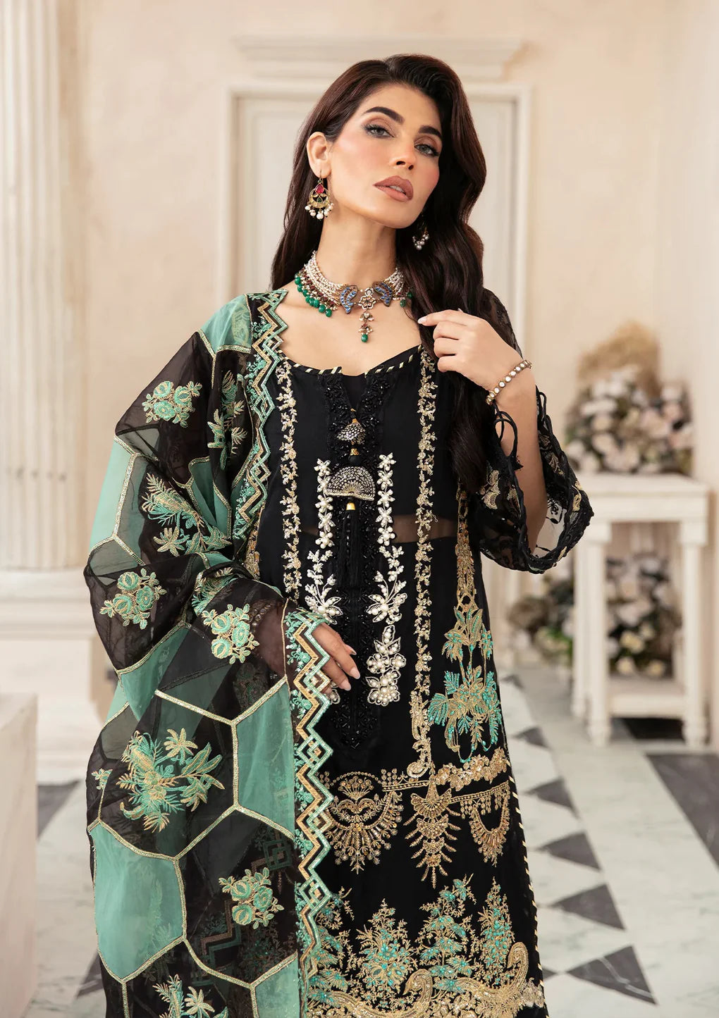 ELAF | CELEBRATIONS LUXURY HANDWORK COLLECTION | ECH-08 ZARTAAJ