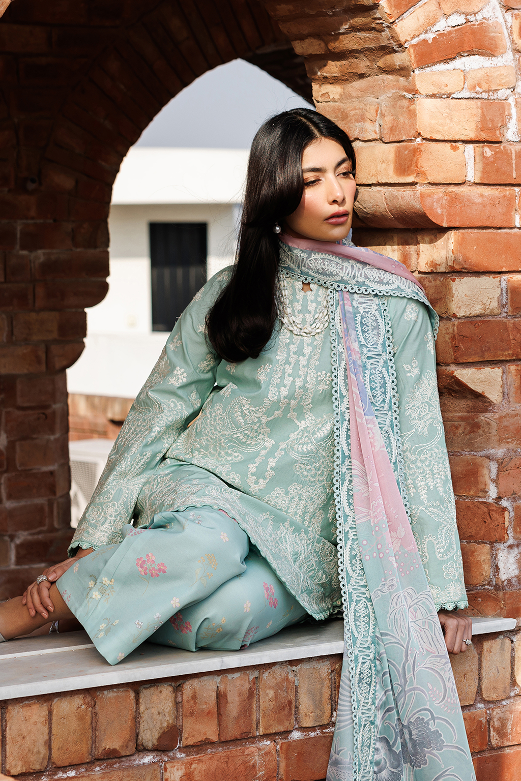 Emaan Adeel |  Mirabelle festive luxury lawn | Isolde