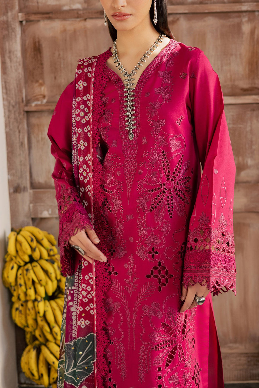 Nureh | Bazar Embroidered lawn | NE-255