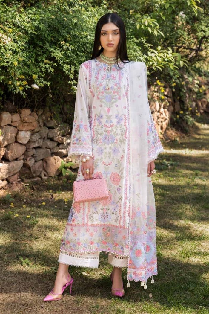 Muscari | Luxury Chikankari lawn | MCLC-72