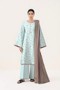 Sapphire | 3 Pc Printed Lawn Suit | 3PB-WS26CL11-105
