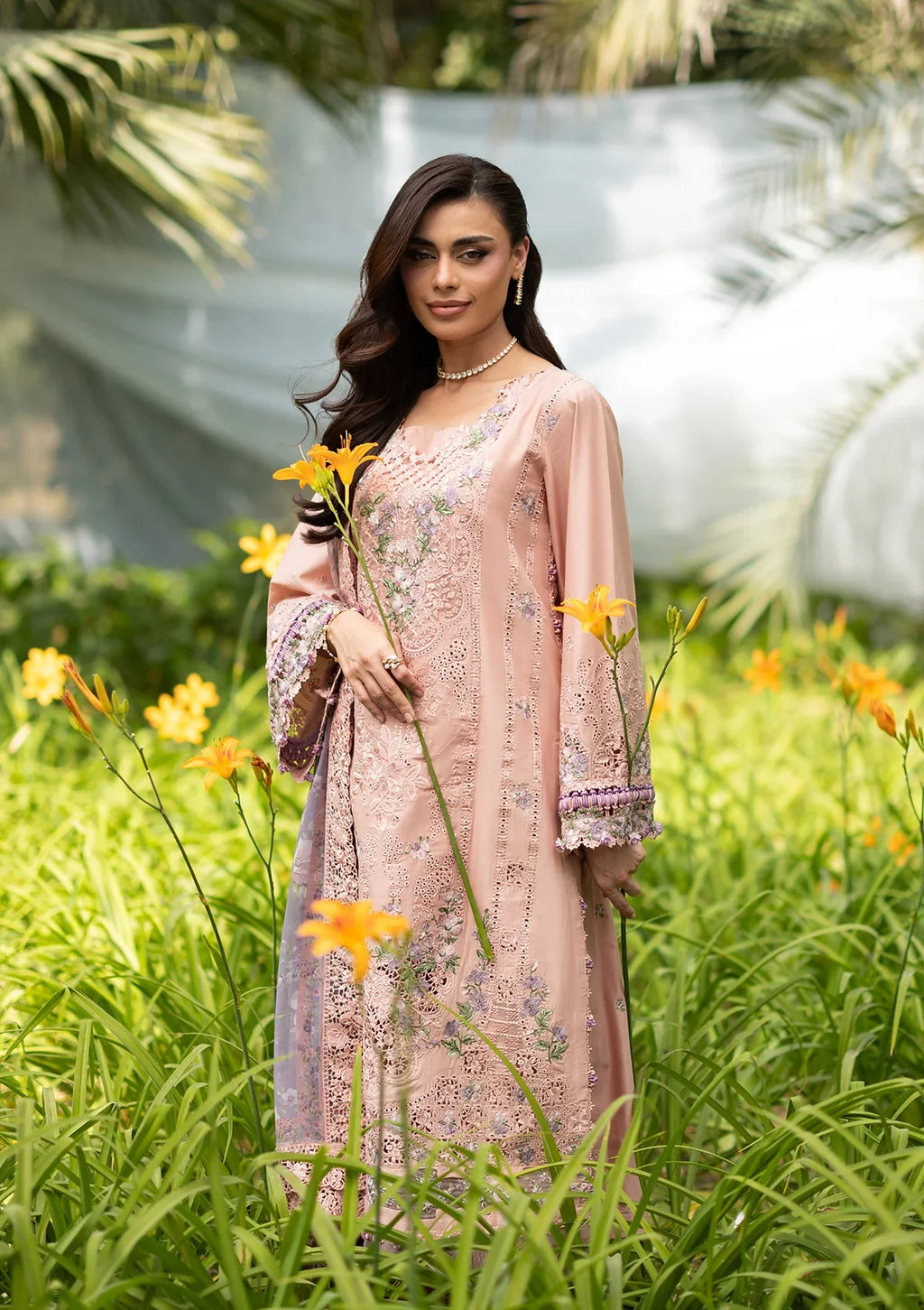 Elaf | Luxury Lawn Vol 2 '26 | Blushing Rose