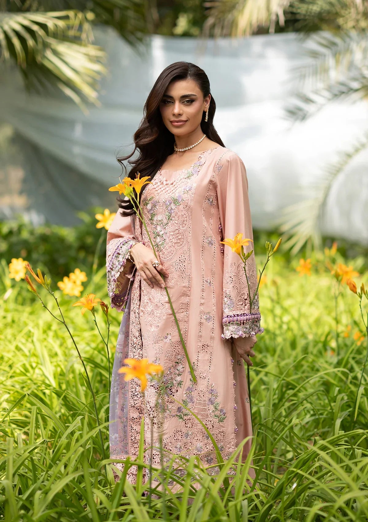 Elaf | Luxury Lawn Vol 2 '26 | Blushing Rose