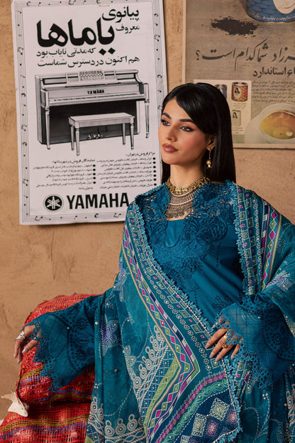 Nureh | Bazaar Embroidered Chikankari Lawn | NE-242