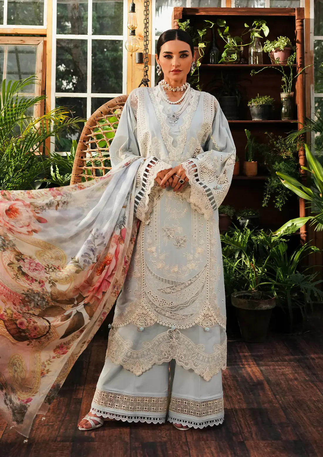 Kahf | Embroidered Lawn | Heaven