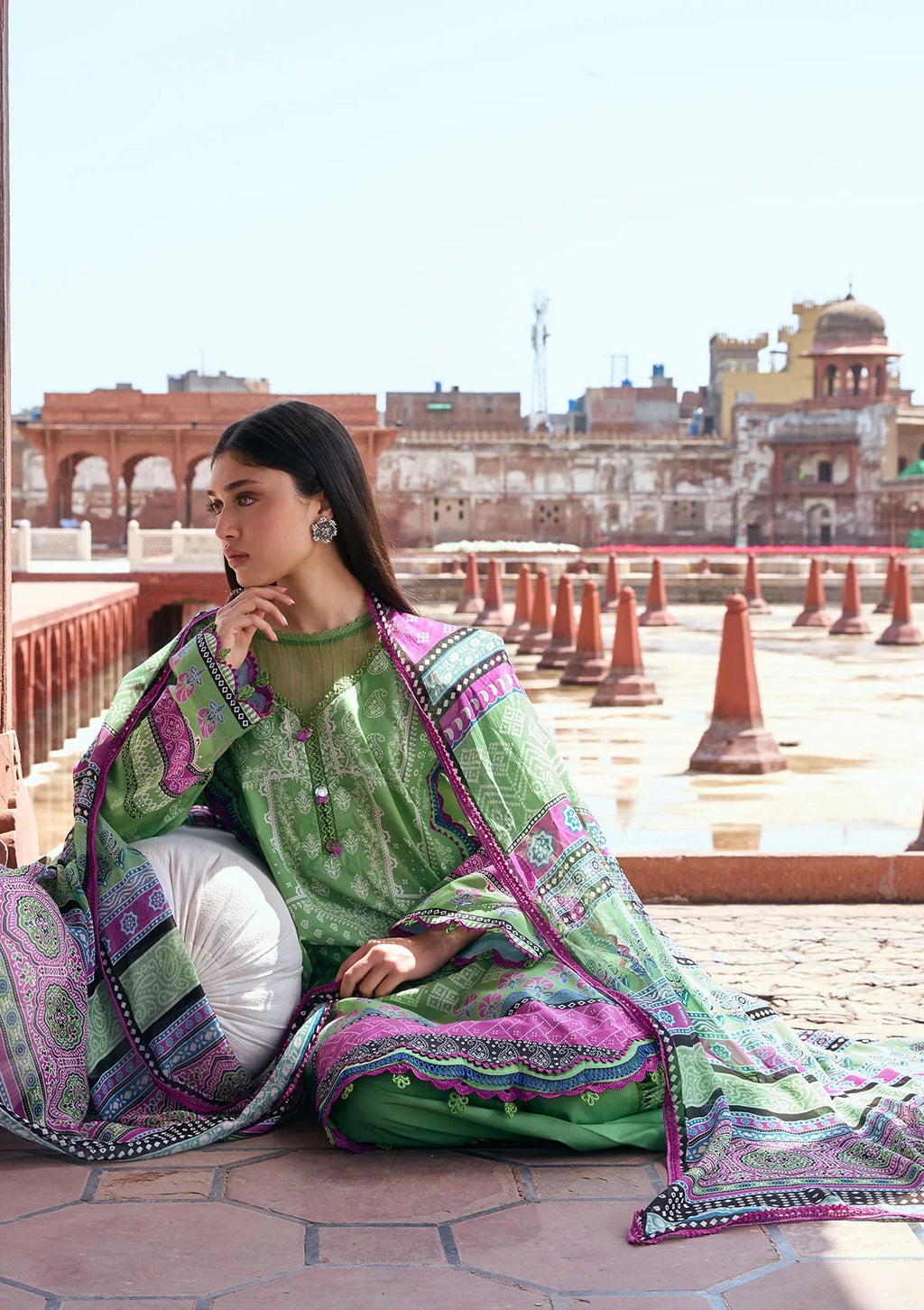 Kahf | Aangan Prints Chiffon '26 | Rumi