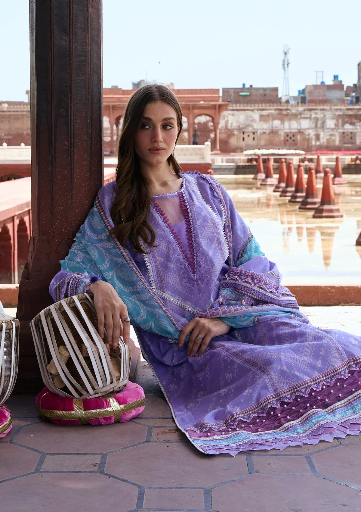 Kahf | Aangan Prints Chiffon '26 | Najam