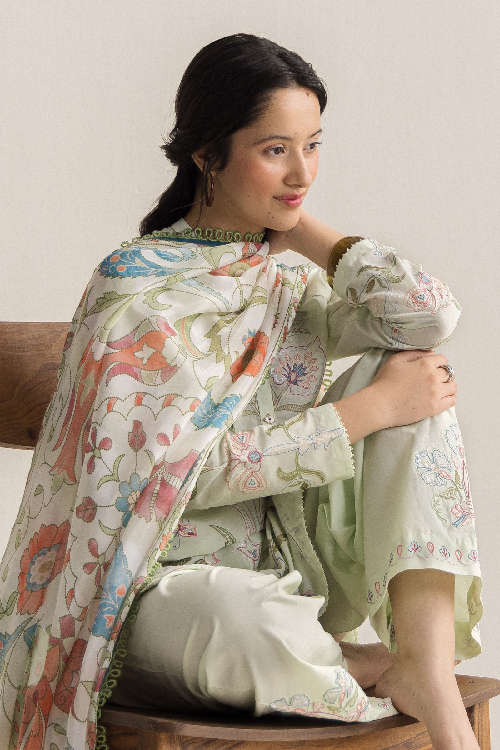 Coco By Zarashahjahan | Lawn Edit 2' 26 | Sia-4B