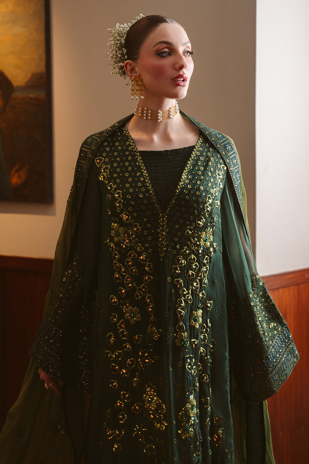 Nureh | Elaya Festive Chiffon | NEL-93A