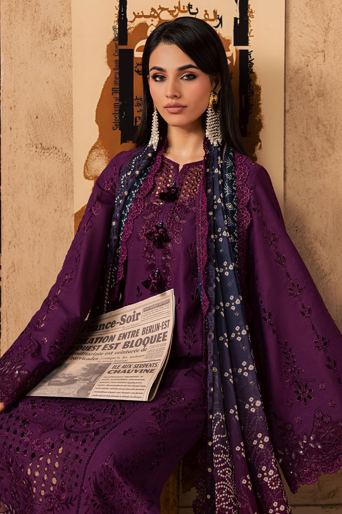 Nureh | Bazaar Embroidered Chikankari Lawn | NE-240