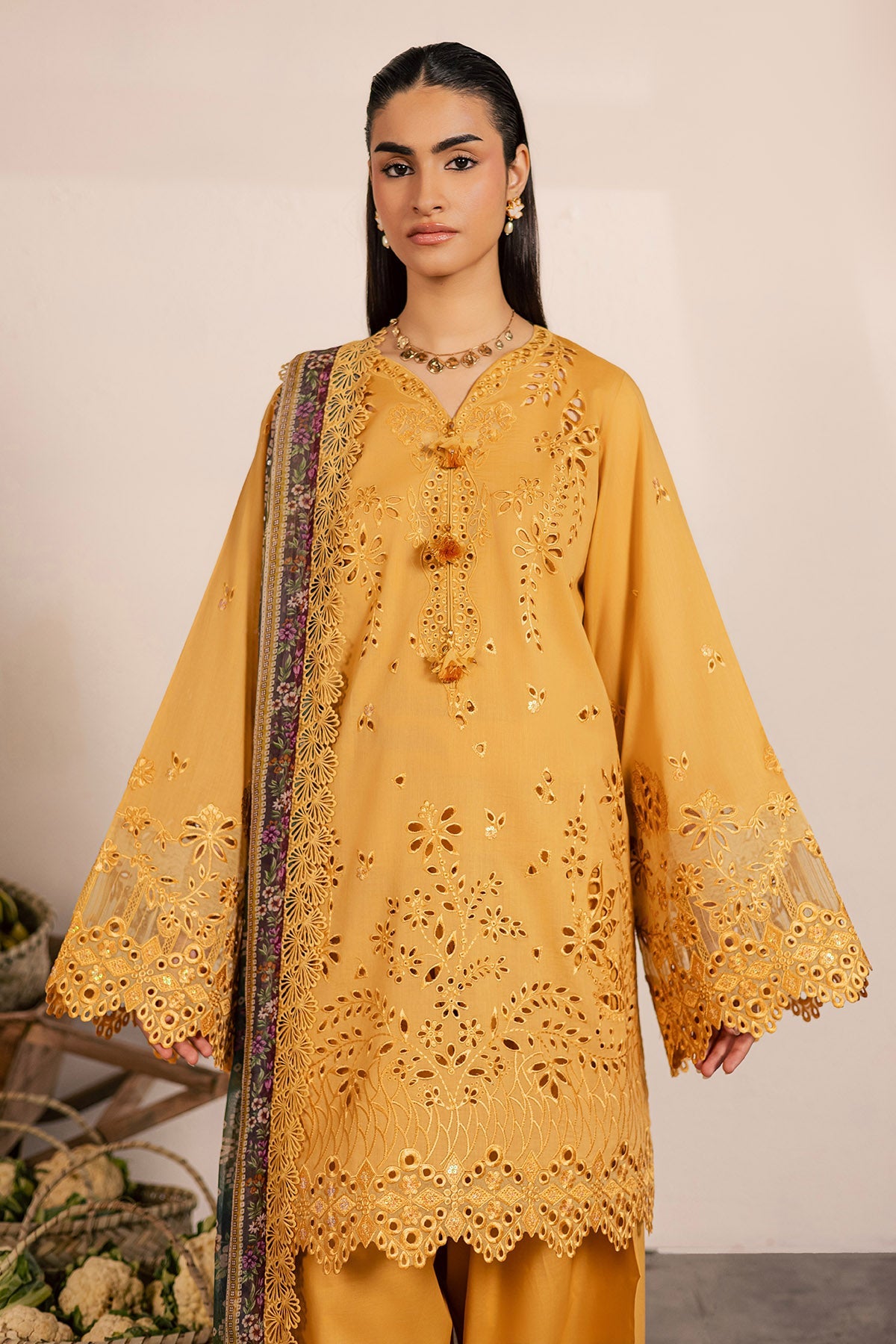 Nureh | Bazar Embroidered lawn | NE-254