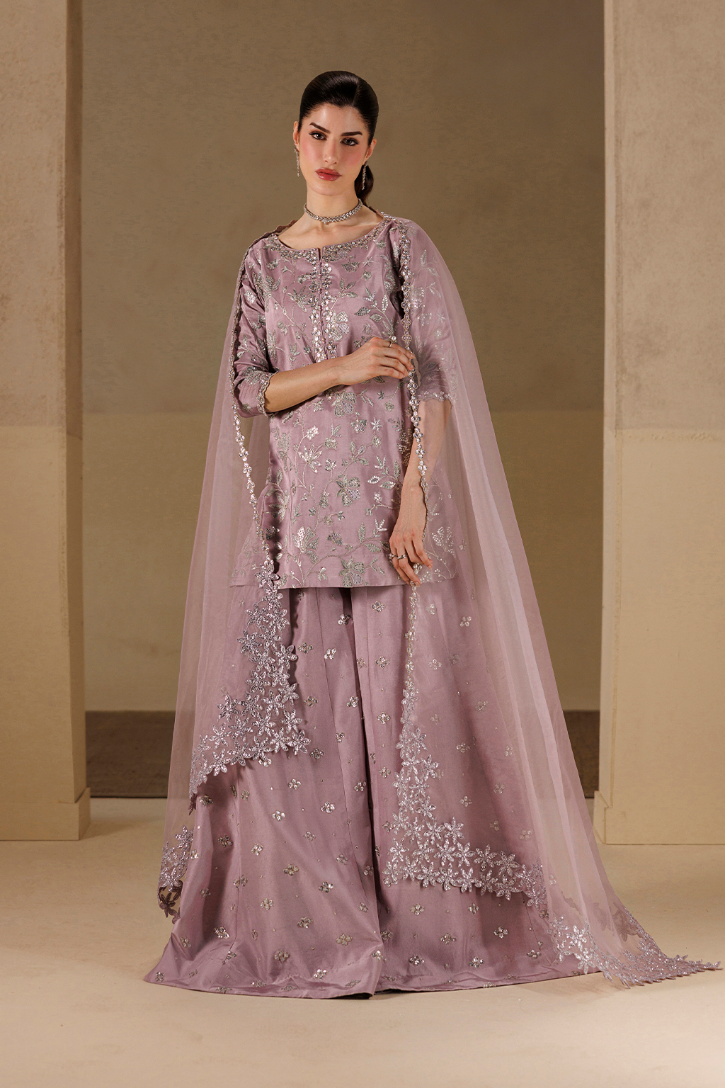 Iznik | Formals 26 Embroidered Ramen Silk | UE-730