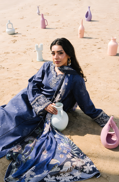 Seran | Afsanah - Unstitched Lawn | Sia