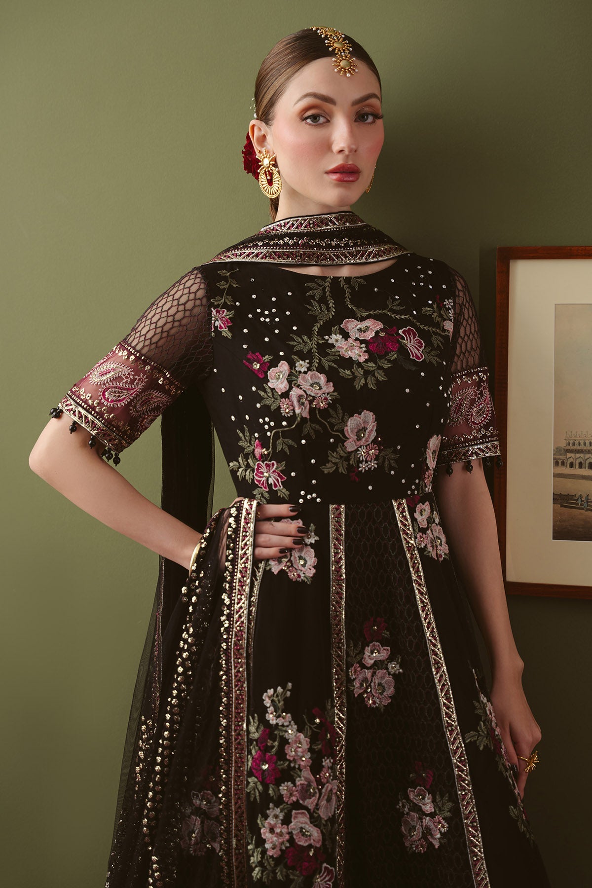 Nureh | Elaya Festive Chiffon | NEL-95A