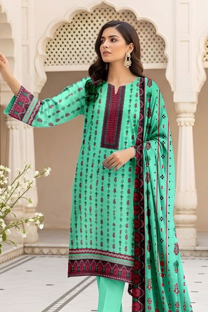 Fatima Maryam | 3 Pcs Printed Lawn | FM-35