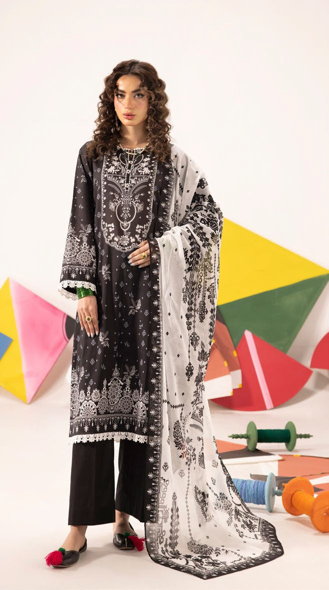 GulAhmed | Printed Lawn | GA-08