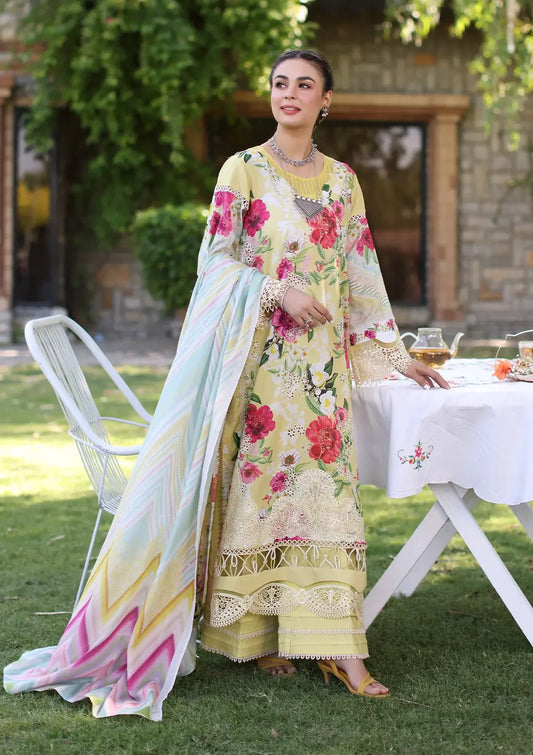 Elaf | Printkari Lawn | SUNSHINE BOUQUET