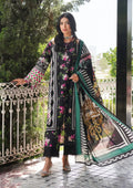 Elaf | Printed Lawn | Dark Floral