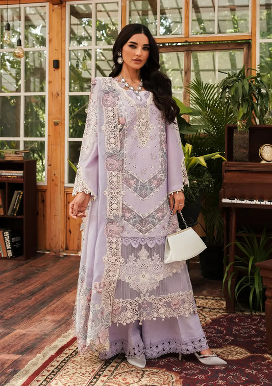 Kahf | Embroidered Lawn | Lilac