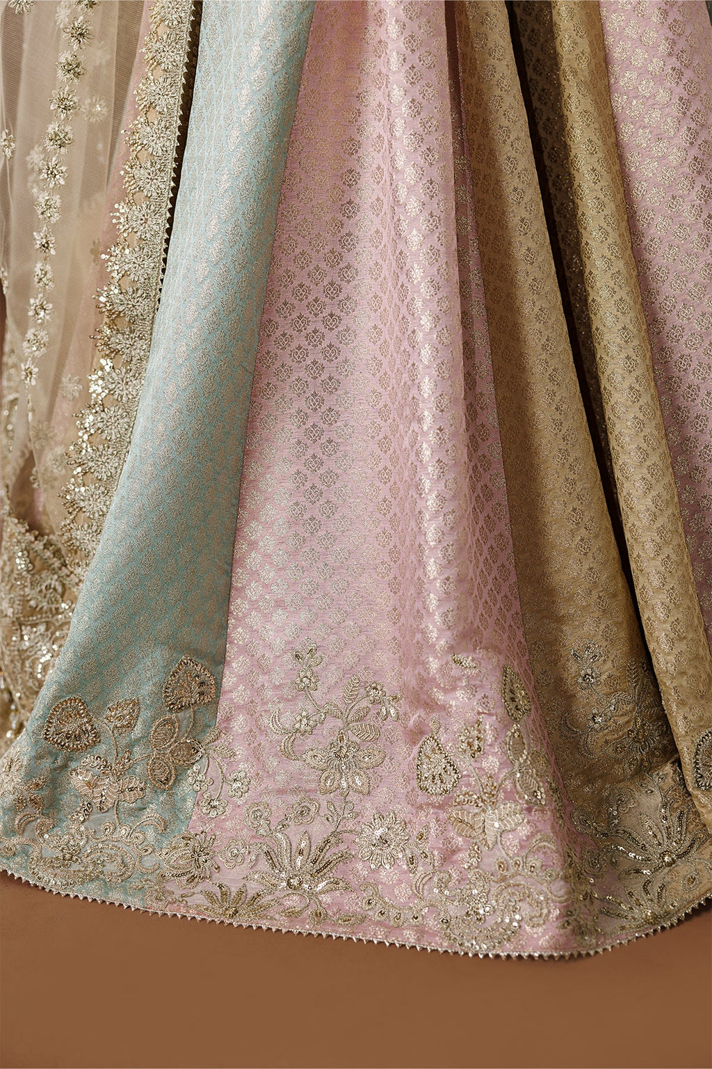 Baroque | Embroidered Zari Chiffon | UF-4435