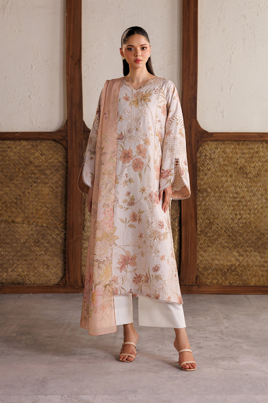 Iznik | Festive Embroidered Lawn | IBE-05