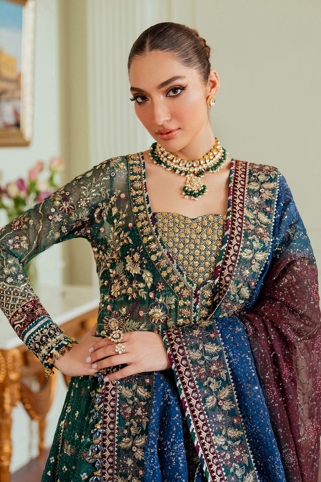 Baroque | EMBROIDERED CHIFFON | CH13-03