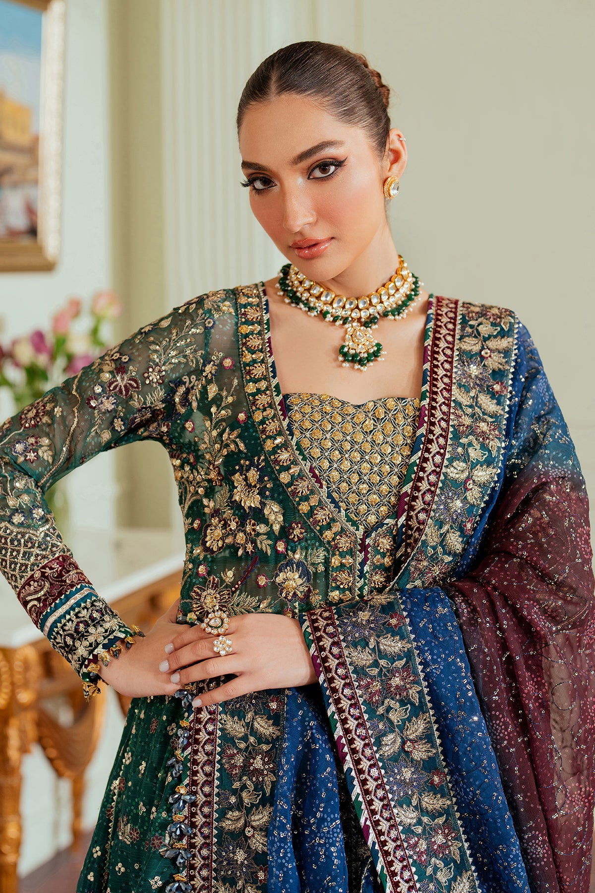 Baroque | EMBROIDERED CHIFFON | CH13-03