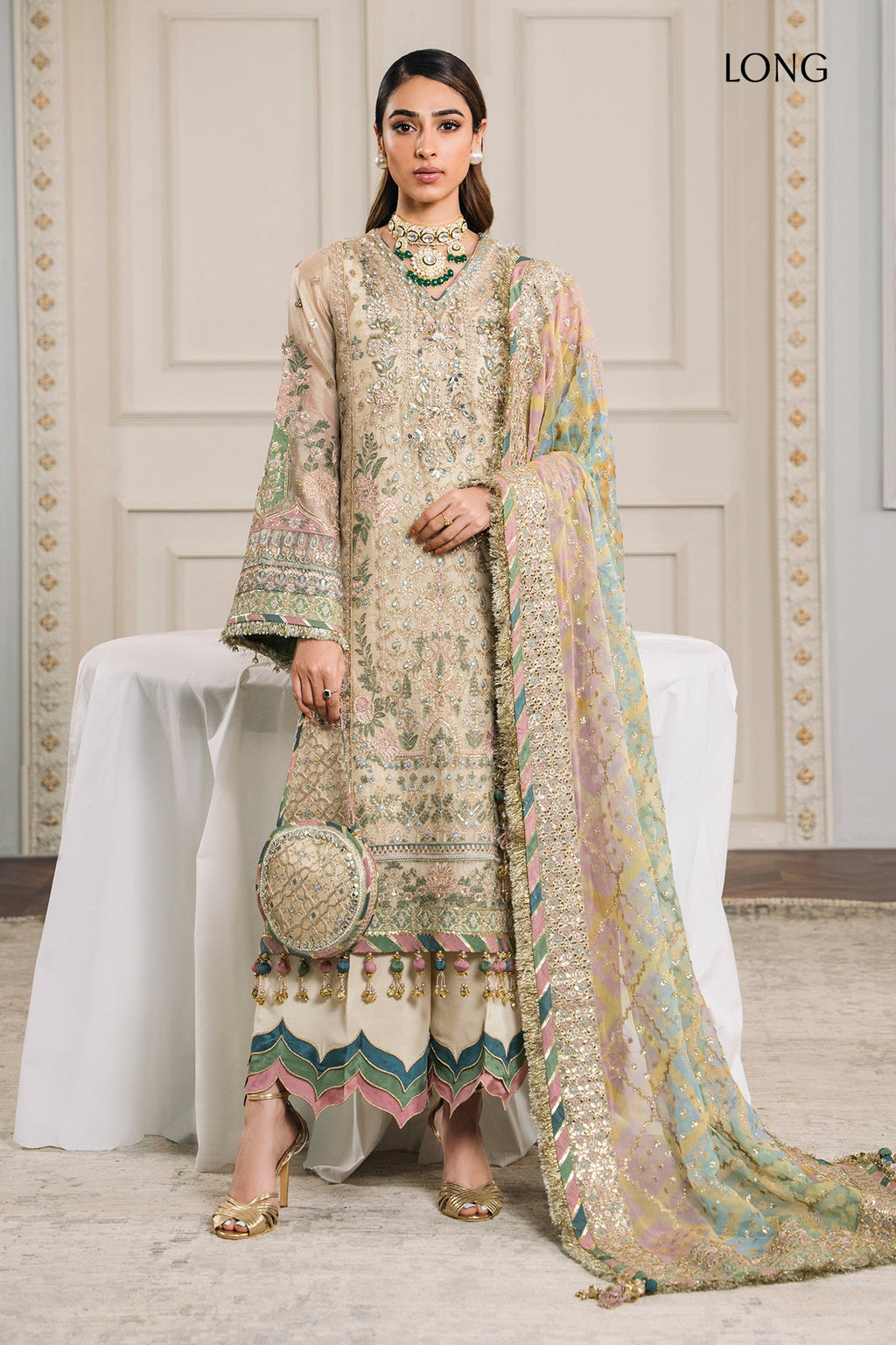 Baroque | Chantelle Embroidered Chiffon | CH12-04
