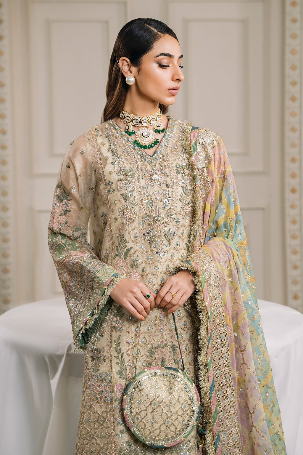 Baroque | Chantelle Embroidered Chiffon | CH12-04