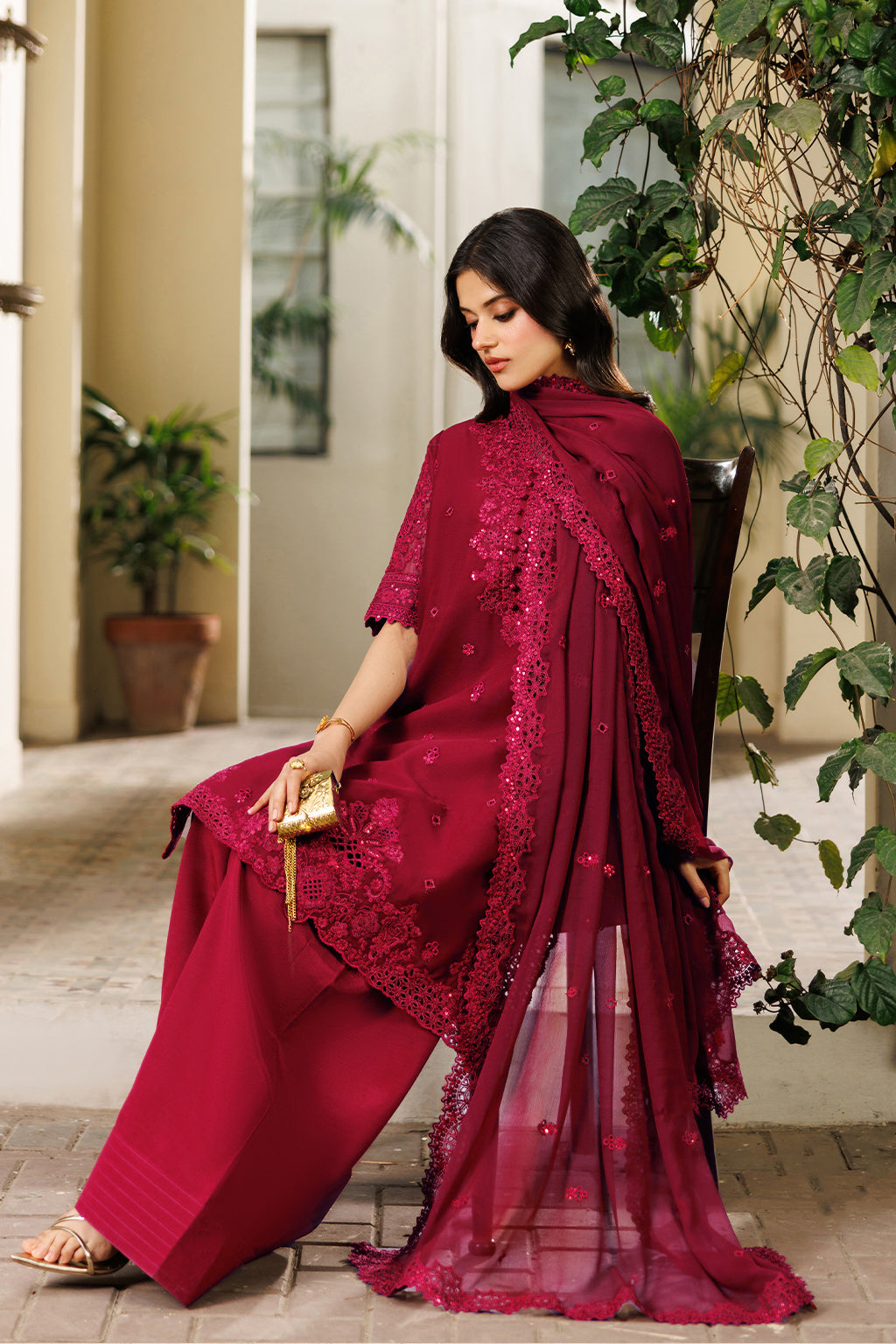 Iznik | Semi Formals -  Embroidered Chiffon | CC-97